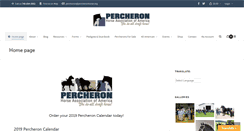 Desktop Screenshot of percheronhorse.org