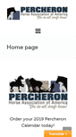 Mobile Screenshot of percheronhorse.org
